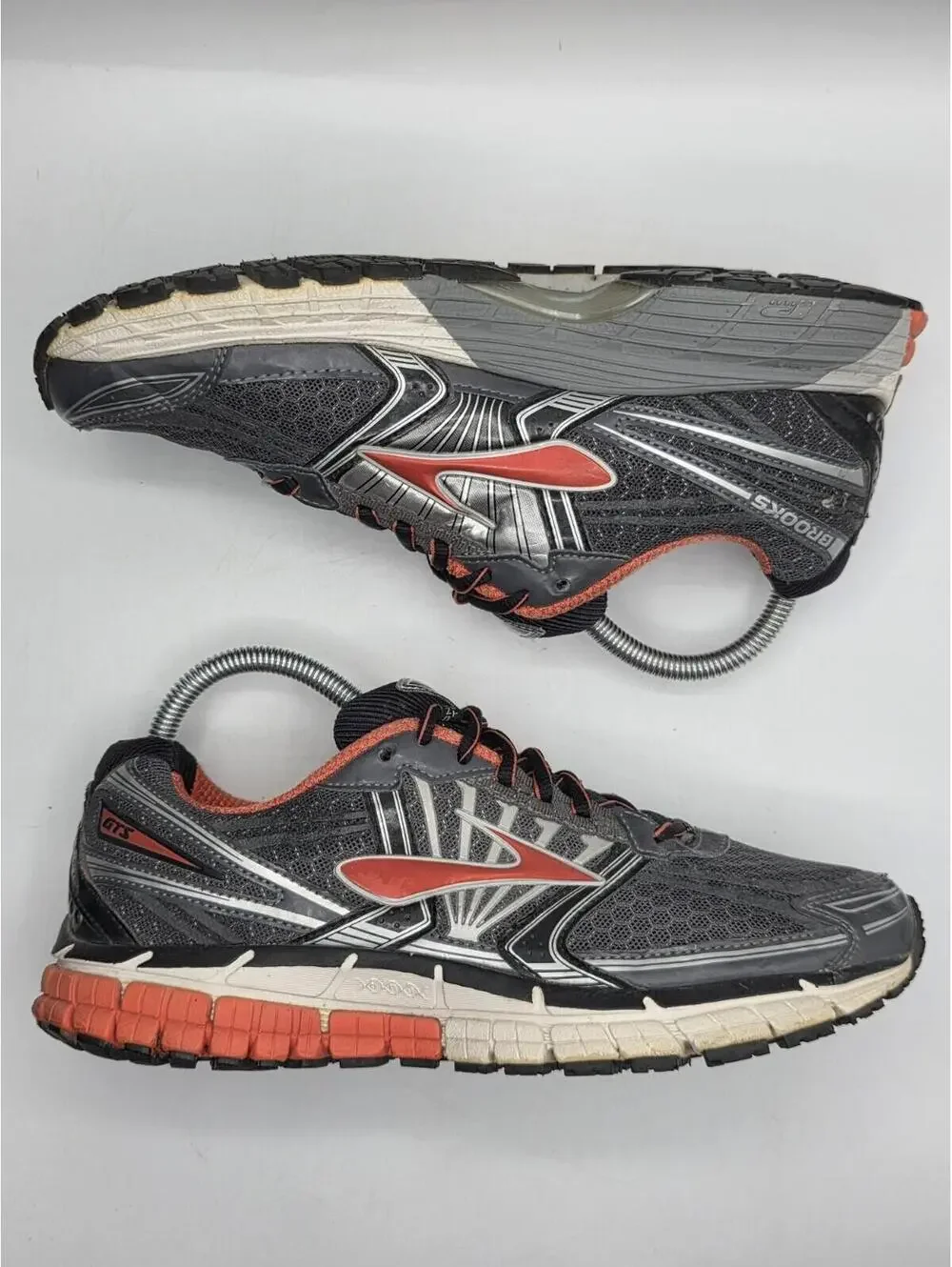 Brooks Adrenaline GTS 14 Men’s Running Shoes | Size 7.5 D | Gray/Orange